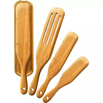 Набор лопаток с подставкой 5 предметов Kitchen Muse KM-BBS