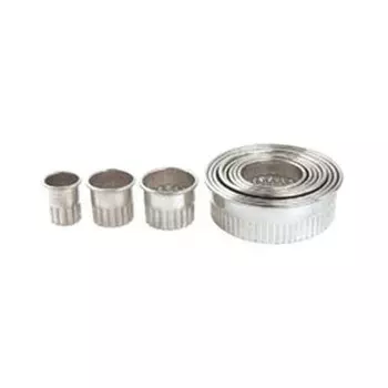 Набор резаков Maco 400830 Круг рифленый 12шт, нерж.сталь