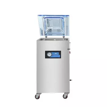 Напольный вакуумный упаковщик Hualian Machinery HVC-410F/2A-G нерж, газ