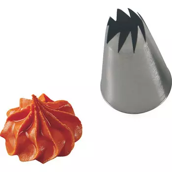 Насадка Открытая роза d17мм h47мм нерж Martellato BA413