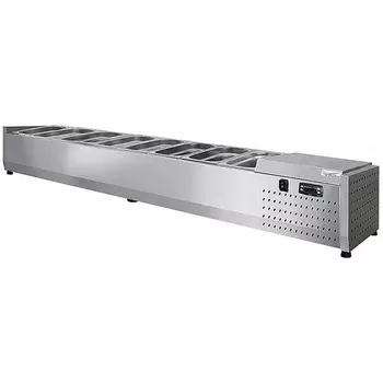 Настольная холодильная витрина Finist ToppingBox НХВо-8