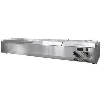 Настольная холодильная витрина Finist ToppingBox НХВк-4,5