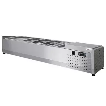 Настольная холодильная витрина Finist ToppingBox НХВо-4,5