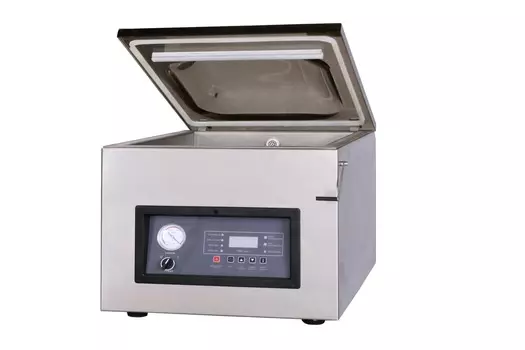 Настольный вакуумный упаковщик Hualian Machinery DZQ-400/T нерж, газ