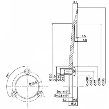 Нож Celme GE275, d 275