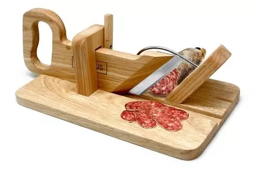 Нож для салями на дерев. подставке 29,5*17,5*13см Vin Bouquet | FIH 235