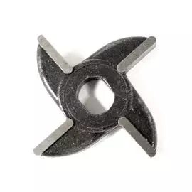 Нож двухсторонний к мясорубке Белторгмаш МИМ-80, МИМ-822 без бурта