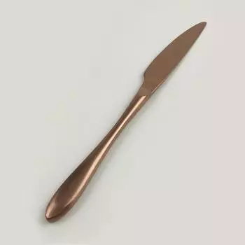Нож столовый 23,5см матовая медь PVD Alessi-Copper P.L. Proff Cuisine | 1170 (81280005)