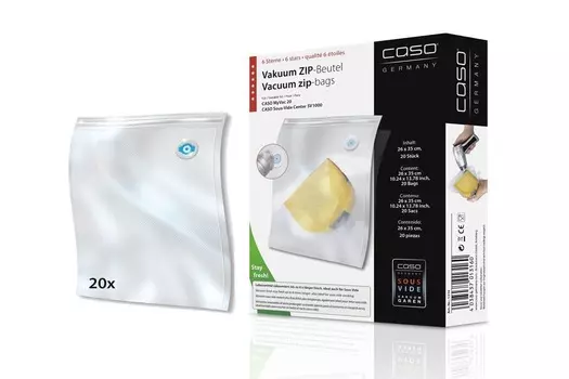 Пакеты вакуумные ЗИП CASO VC 26 *35