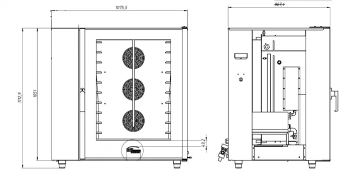 Пароконвектомат Grill Master ПКЭ/10Г (22111)