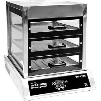 Пароварка настольная со стеклянной витриной Kocateq ES4G