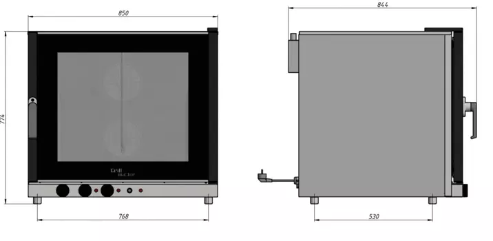 Печь конвекционная Grill Master ФЖШ/3 22226
