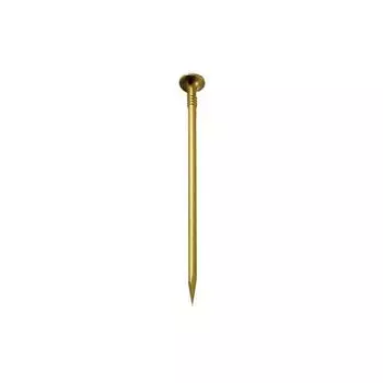 Пика коктейльная "Гвоздь" золотая, пластик, 100шт The Bars | C002MG