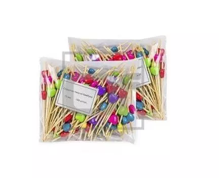 Пики 7см бамбук Resto Сердечко (100 шт/уп)