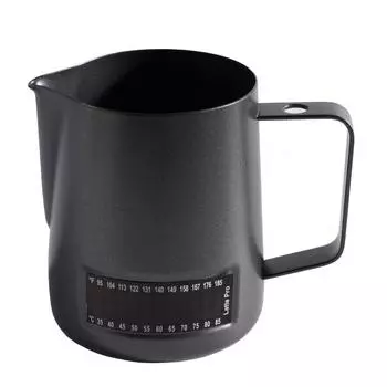 Питчер молочник 600 мл Latte Pro с индик. температ. черный тефлон нерж Barbossa | D002566