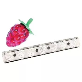 Пластиковая форма на магнитах "Малина садовая" 7 ячеек 21х32мм P.L. Proff Cuisine | PC-3003