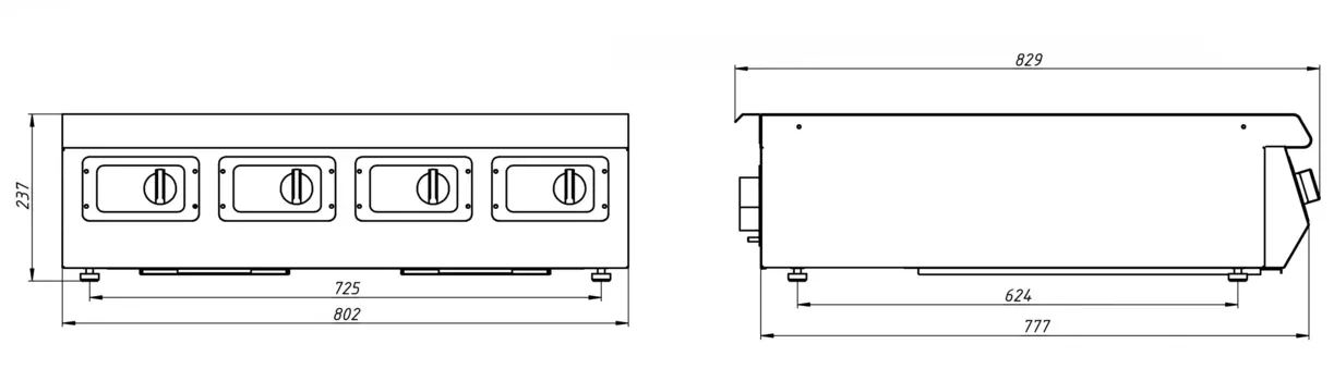Плита индукционная Grill Master Ф4ИП/800 (60015)