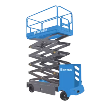 Подъемник самоходный электрический ножничный с кабиной Skyer NPF1105