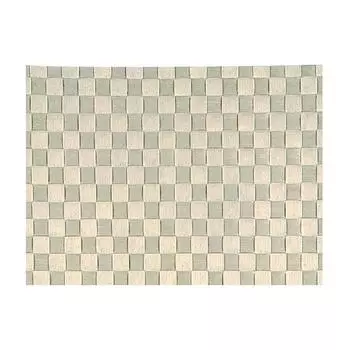 Подкладка настольная бежевая плетеная, 30,3х42,7 см, материал рафия, 12 шт Garcia De Pou | 106.60