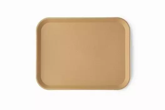 Поднос 34,5*26,5см бежевый Мастергласс | 1734