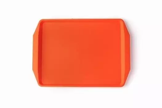 Поднос 42*30см оранжевый Мастергласс | 1732