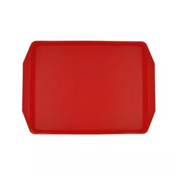 Поднос 42х30см поверхность шагрень Мастергласс 1735 красный