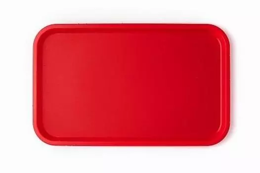 Поднос 52,5*32,5см красный Мастергласс | 1737