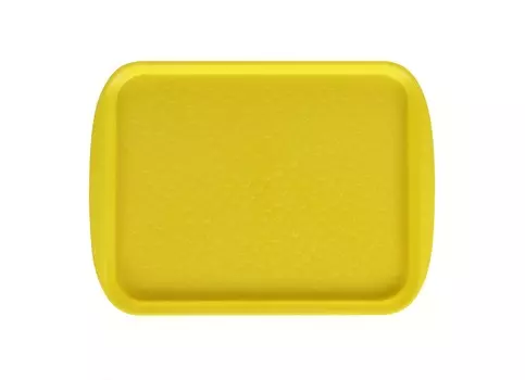 Поднос столовый 330х260 мм желтый