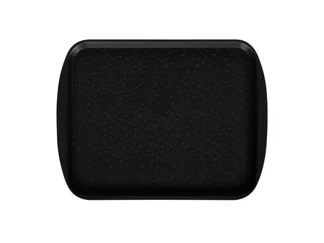 Поднос столовый 415х305 мм с ручками черный