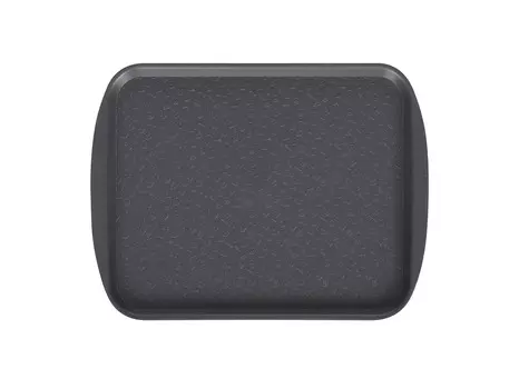 Поднос столовый 415х305 мм с ручками серый