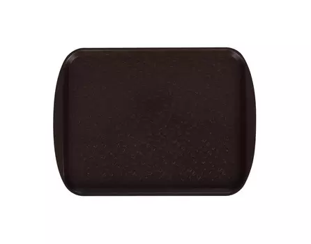 Поднос столовый 415х305 мм с ручками шоколадный