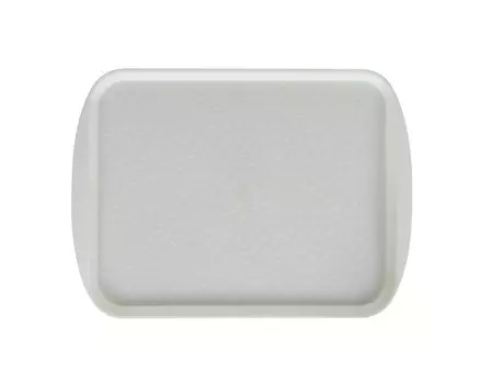 Поднос столовый 415х305 мм с ручками жемчужно-белый