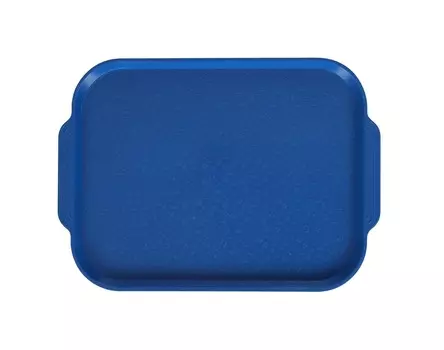 Поднос столовый 450х355 мм с ручками лазурный