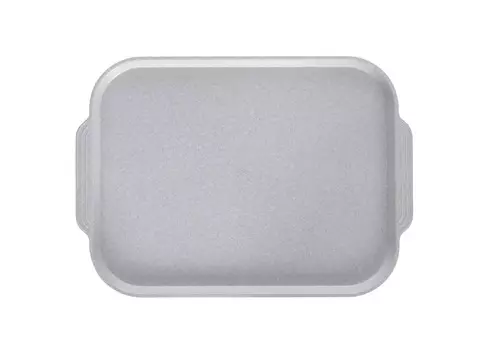 Поднос столовый 450х355 мм с ручками светлый гранит