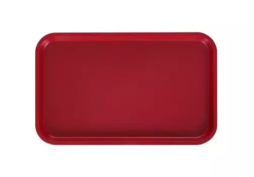 Поднос столовый 530х330 мм вишневый