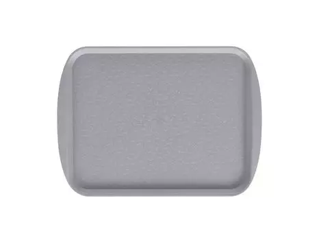 Поднос столовый Resto 415х305мм с ручками светло-серый