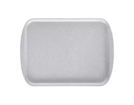 Поднос столовый Resto 415х305мм с ручками светлый гранит