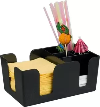 Подставка барная для салфеток и украшений черная Мастергласс | 1774