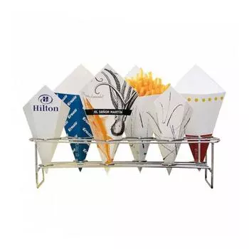 Подставка для 6 конусов/кульков 45х14х10,8 см, нерж Garcia De Pou | 167.95