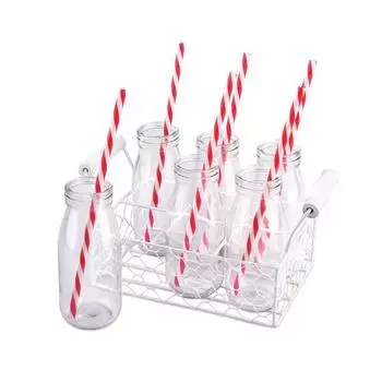 Подставка для переноски бутылок 21х14см 6 ячеек 8х7,5см металл P.L. Proff Cuisine | 93627DW