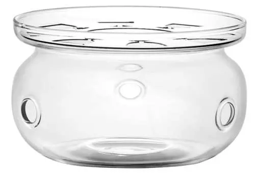 Подставка для подогрева чайника 130х80 мм (боросиликатное стекло)