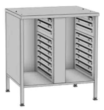 Подставка III с роликами версия Зонт вытяжной UltraVent тип 6-2/1 Rational 60.31.217