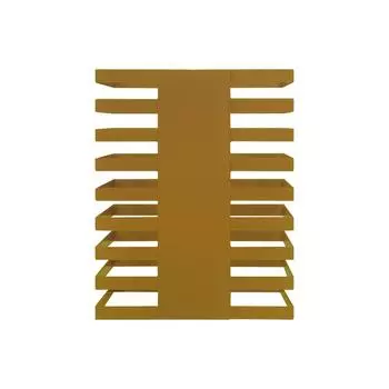 Подставка-куб фуршетная Luxstahl 300х300х380мм золото