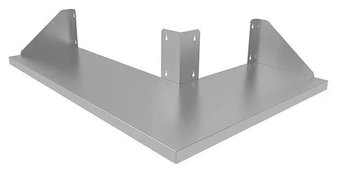 Полка кухонная (внешний угол) Кобор ПКУ-80/40