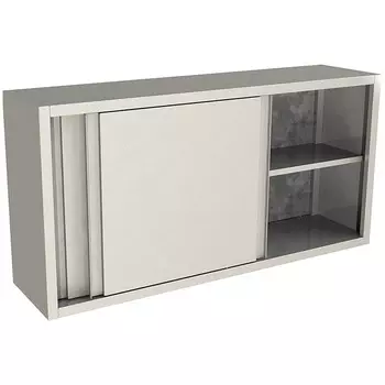 Полка навесная закрытая купе Restoinox ПНК-С-8/4