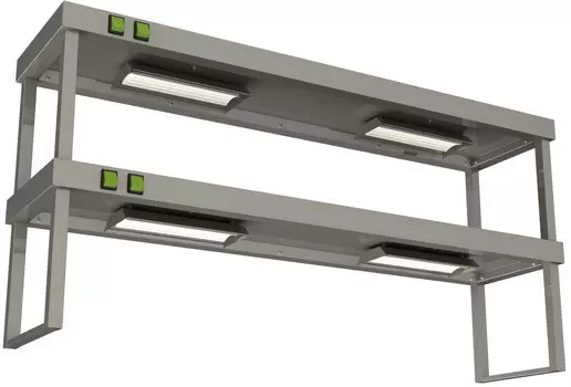 Полка тепловая настольная Restoinox ПНТ2-6/3