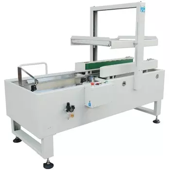 Полуавтомат для складывания и заклейки дна коробок Hualian Machinery DZF-5050