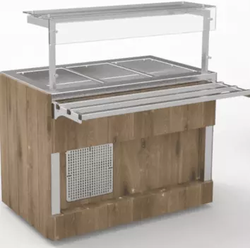 Прилавок холодильный Челябторгтехника «Refettorio Capital» RC12A, 100 мм углубление