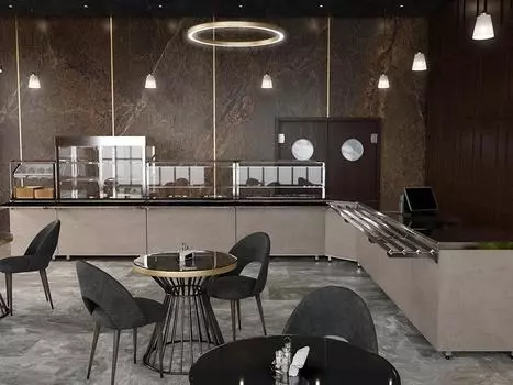 Прилавок кассовый универсальный Luxstahl КК-1200