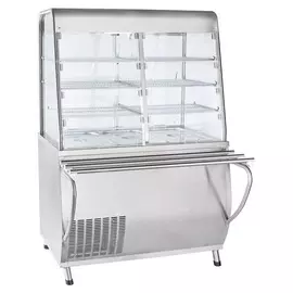 Прилавок-витрина холодильный ABAT «Премьер» ПВВ(Н)-70Т-С-НШ